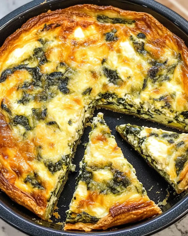 Crustless Spinach Quiche