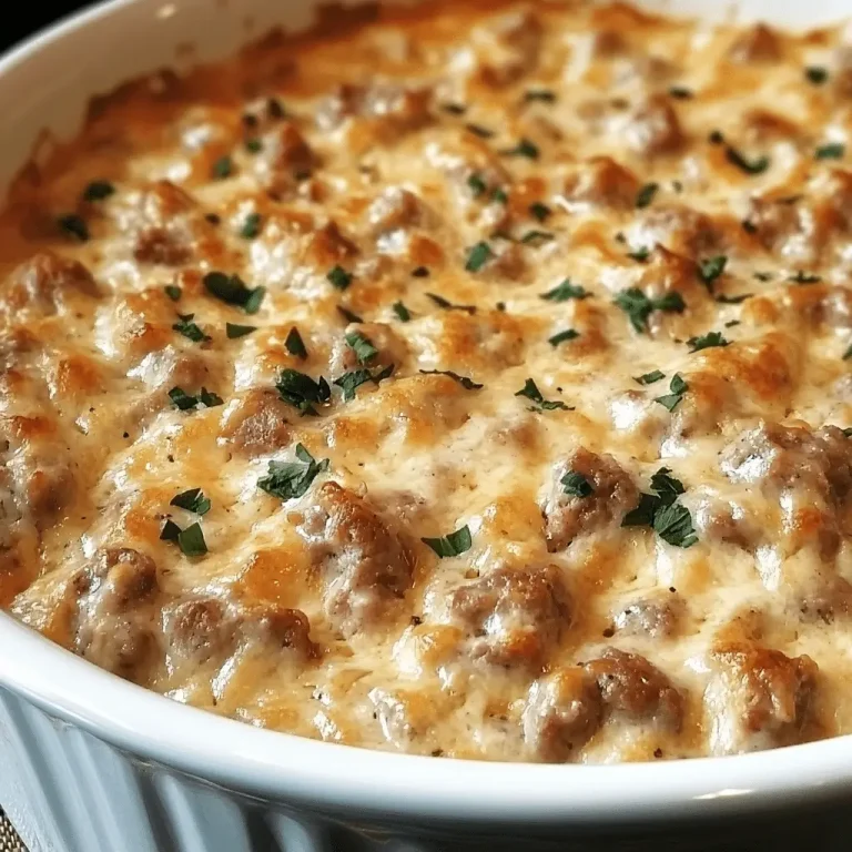 Hot Ranch Sausage Dip