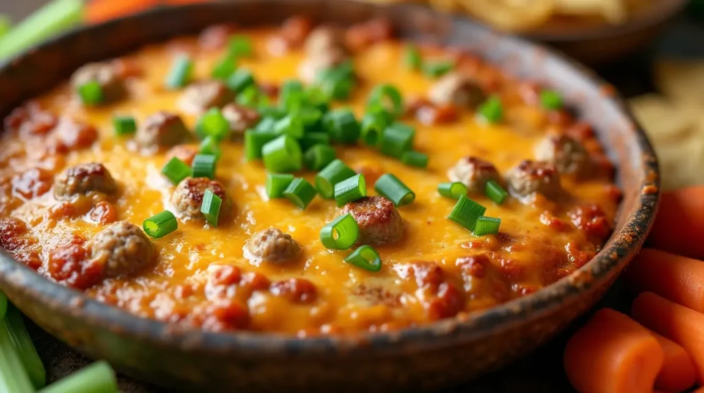 Hot Ranch Sausage Dip