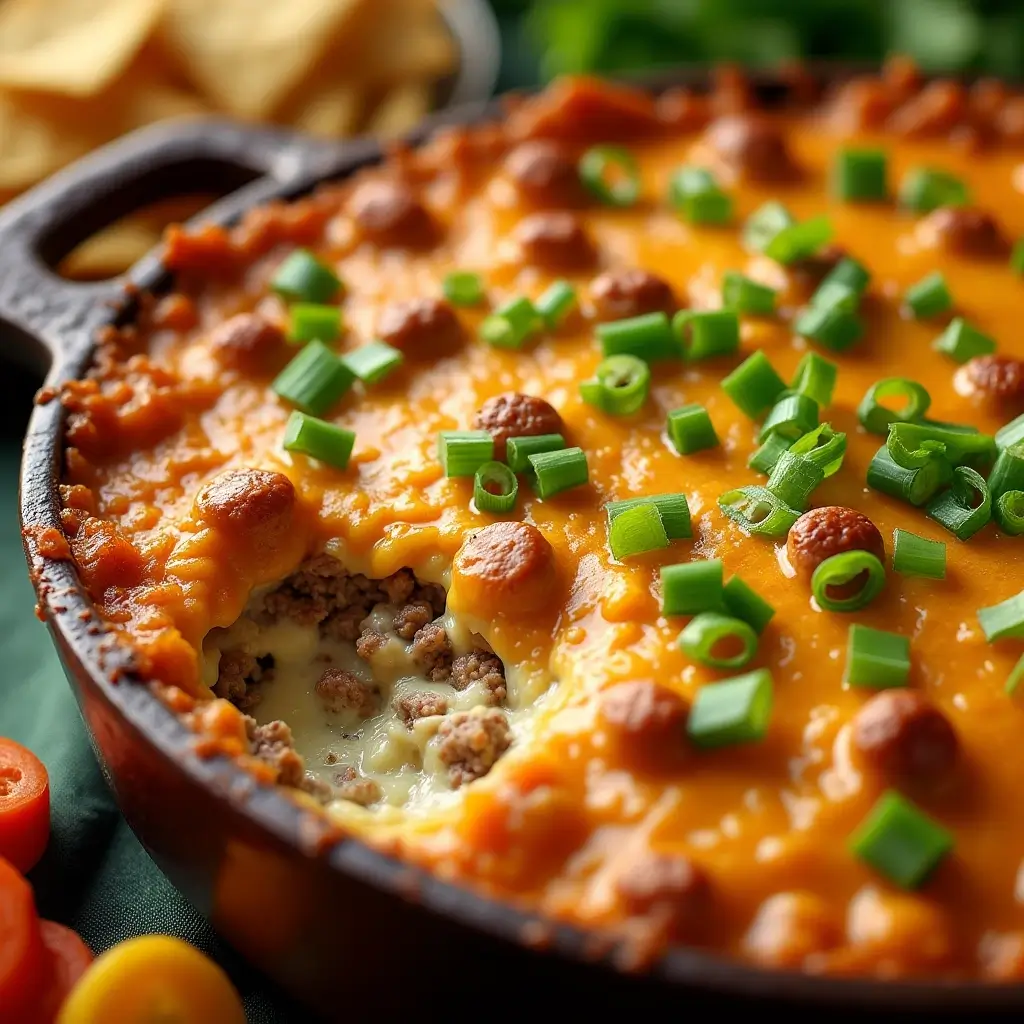 Hot Ranch Sausage Dip