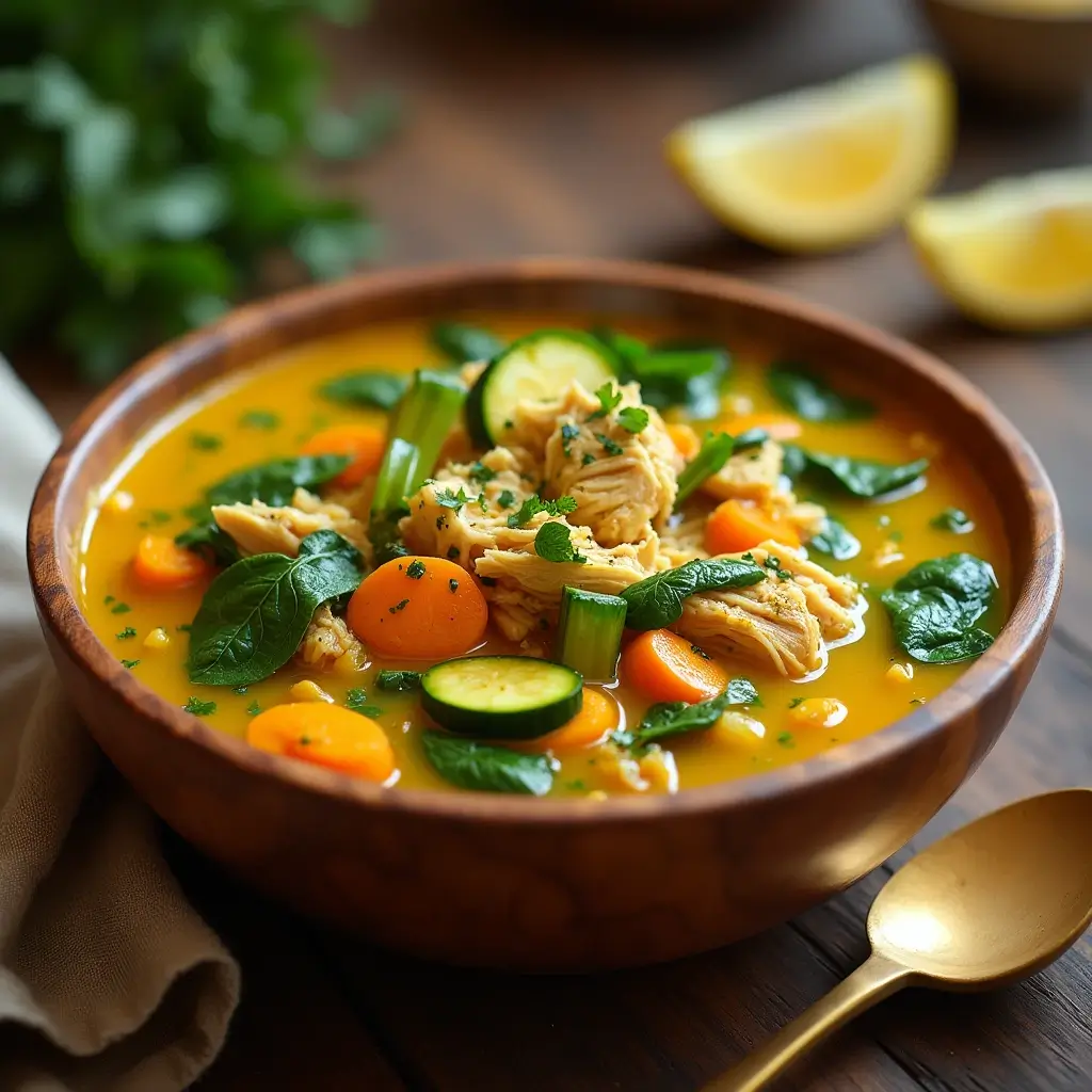 Anti Inflammatory Turmeric Chicken Soup