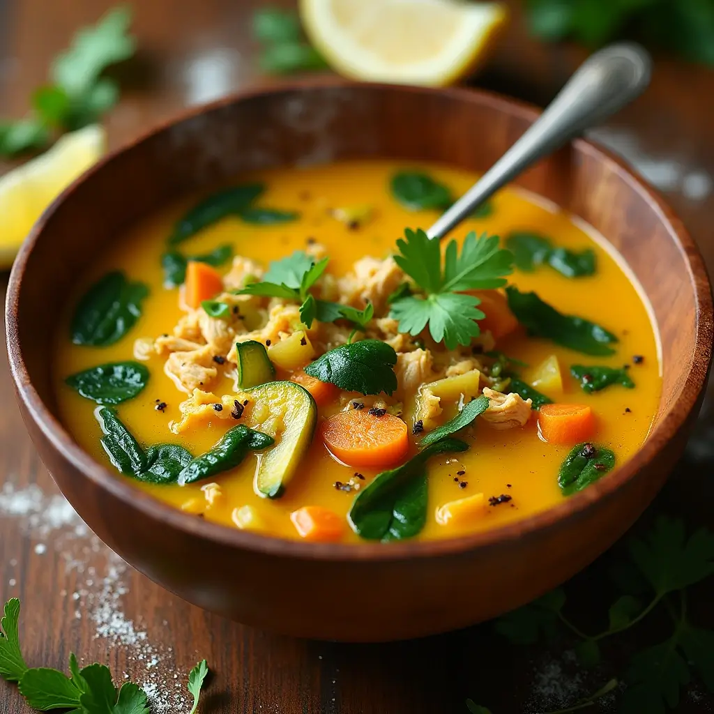 Anti Inflammatory Turmeric Chicken Soup