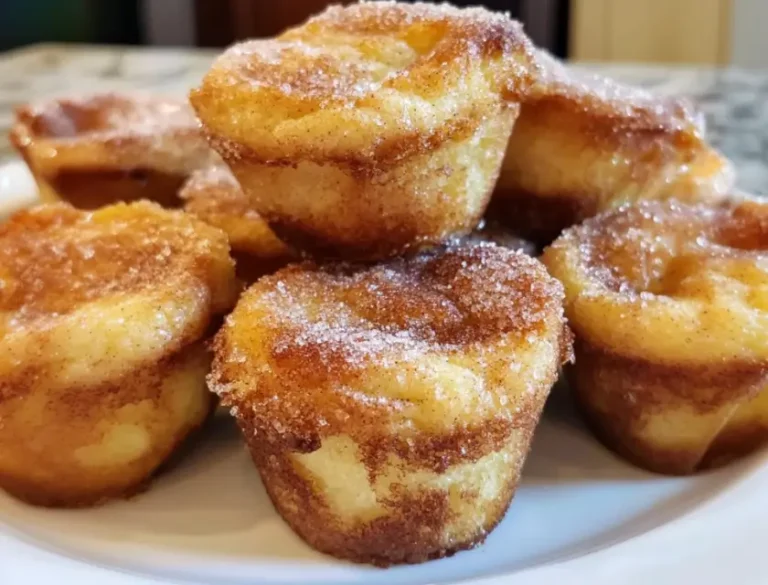 Cinnamon Sugar French Toast Muffins