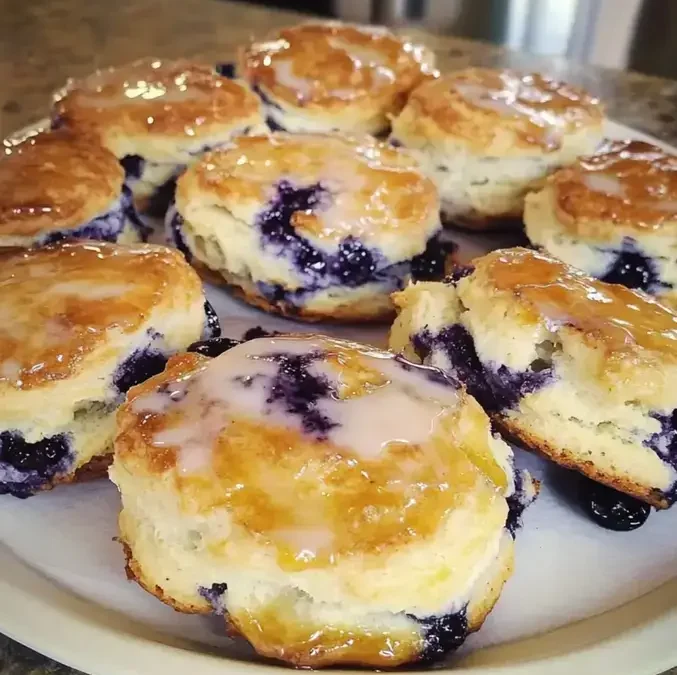 Sweet Blueberry Biscuits