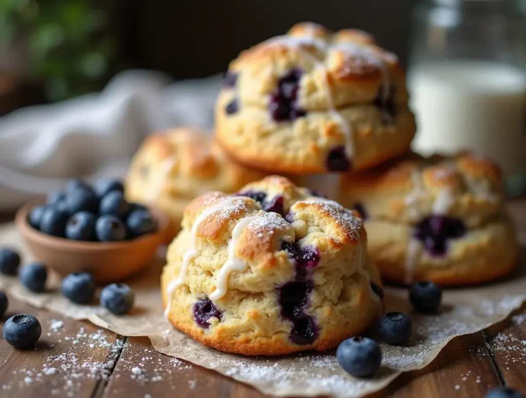 Sweet Blueberry Biscuits